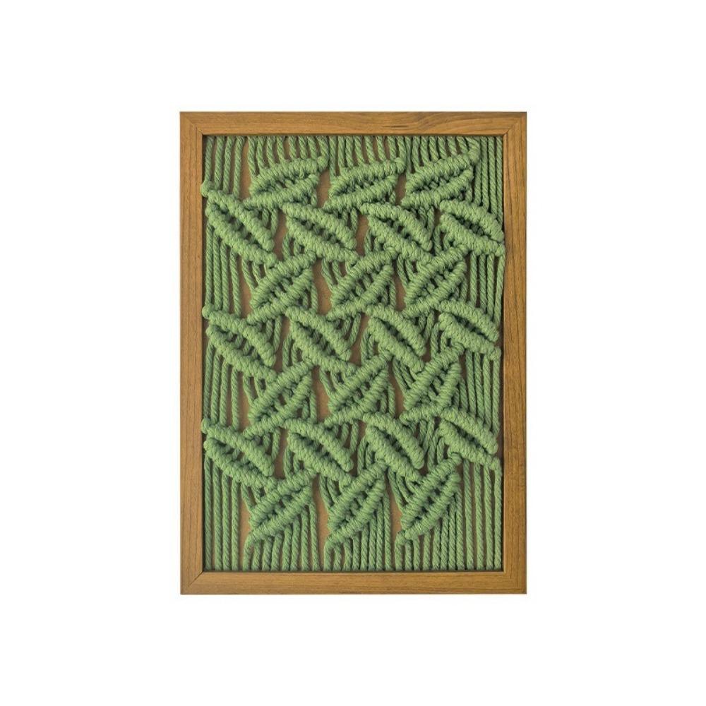 Hand Woven Woven Decor Painting Dual-use Handmade Tapestry Woven Tapestry Picture Frame  Bedroom