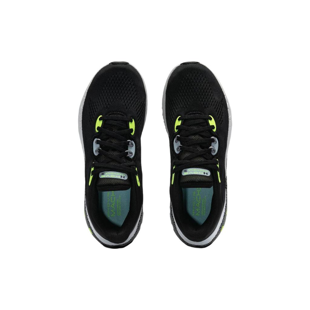 Under Armour HOVR Machina 3 Breathable Versatile Fabric Low-Top Casual Running Shoes Men Sneaker Black 3026232-001
