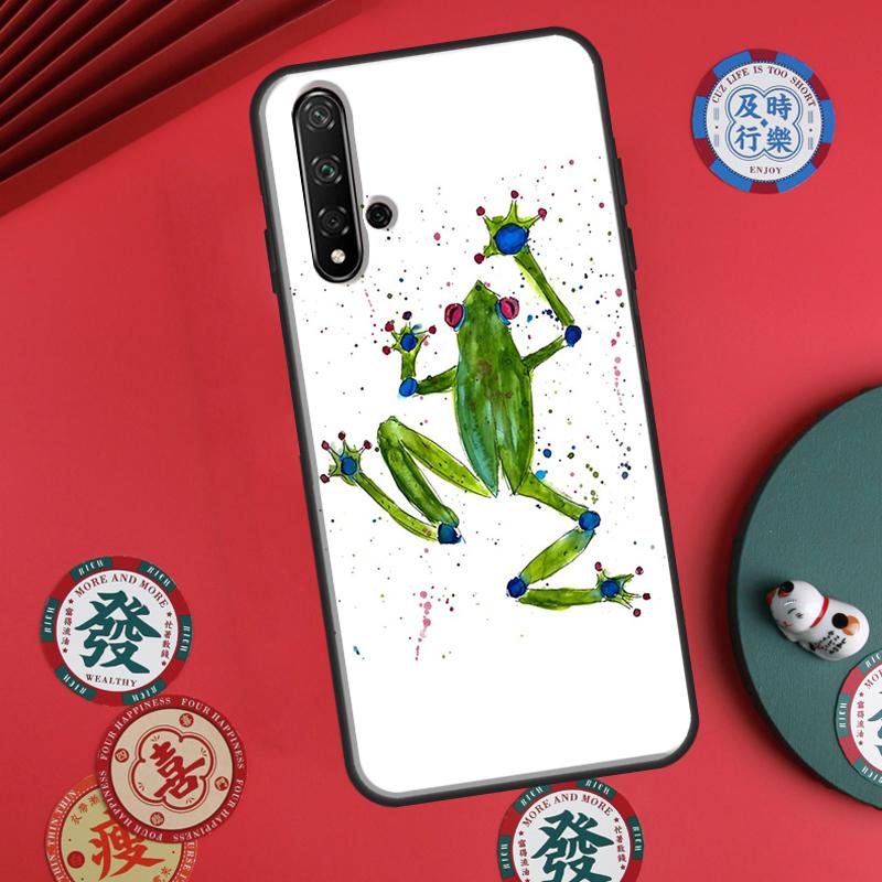 Cartoon Frogs For Huawei P60 Pro P30 P40 Lite Nova Y61 Y91 Y90 Y70 Y60 Y72 12s 12i 11i 7i 8i 9 10 SE Case