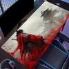 Japanese Samurai Warrior Large Gaming Mouse Pad XXL Vintage Katana Ronin Art Desk Mat Non-Slip Rubber Keyboard Pad Desktop Mat