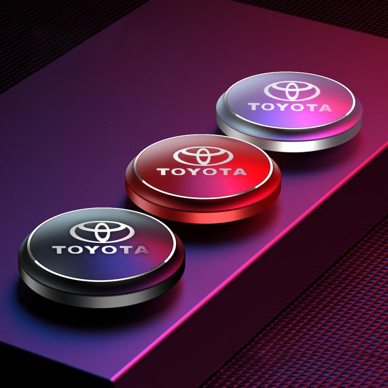 YQMN5 Car Interior Stickers Air Freshener Vent Clip Outlet Air Condition Diffuser Solid For Toyota Hilux Crown TRD chr Corolla Camry