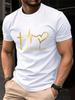 Fashion Men's Faith Hope Love 3D Printed T-shirt Summer Outdoor Sports Fitness Top Casual Comfortable Round Neck Short Sleeve Hoodie