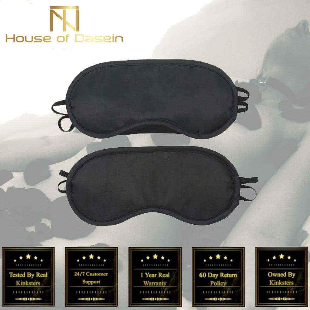 Satin 2 Pack  Eye Masks  Kink Fetish Restraints Blindfolds