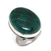 Malachite Gemstone 925 Sterling Silver Jewelry Ring Size 8