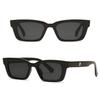 Unisex Rectangle Vintage Sunglasses Fashion Design Retro Sun Glasses Female Lady Eyeglass Cat Eye Casual Goggles