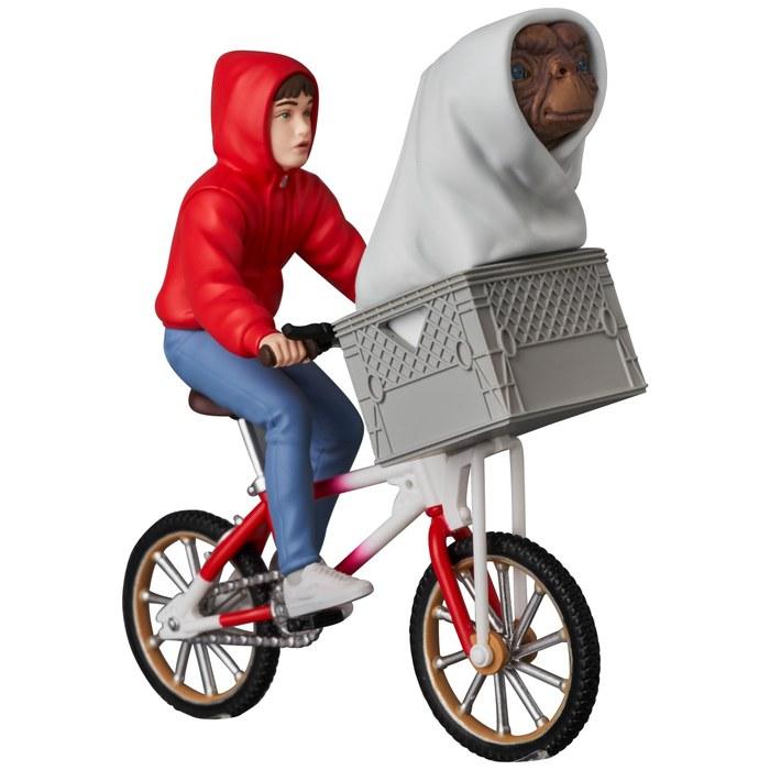 UDF E.T. & ELLIOTT w/BICYCLE Figure No.801Approx. 90mm, 3 inches, 1/6 scale, painted, completed