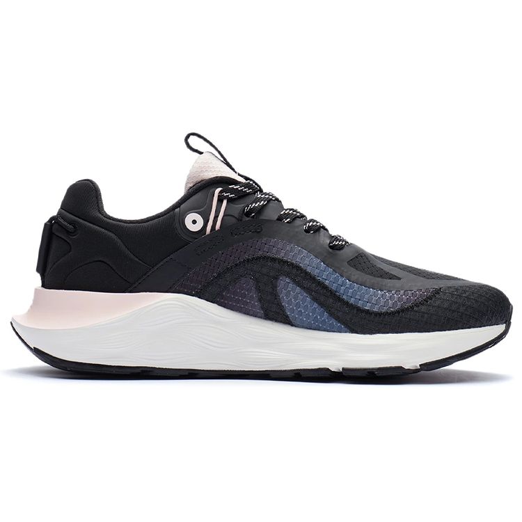 Li-Ning Yufeng Shock Absorption Rebound Low-Top Running Shoes Women Sneaker Black ARSR034-1