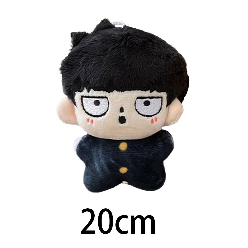 Anime Plush Doll Mob Shigeo Keychain Mini Bag Pendant Reigen Arataka Anime Peripheral Stuffed Toy Collection ornament Gifts 20cm