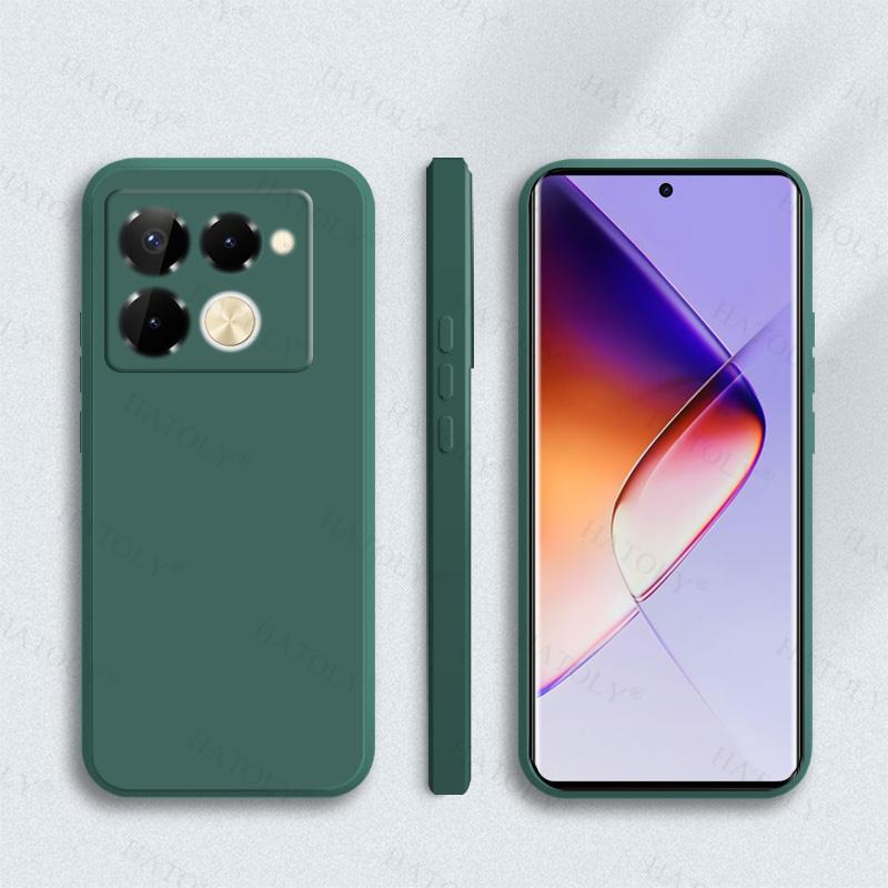 Чехол-накладка для Infinix Note 40 Pro / для Infinix Note 40 Pro Plus Жидкий силикон Конфетный цвет Чехол для Infinix Note 40 Pro 5G