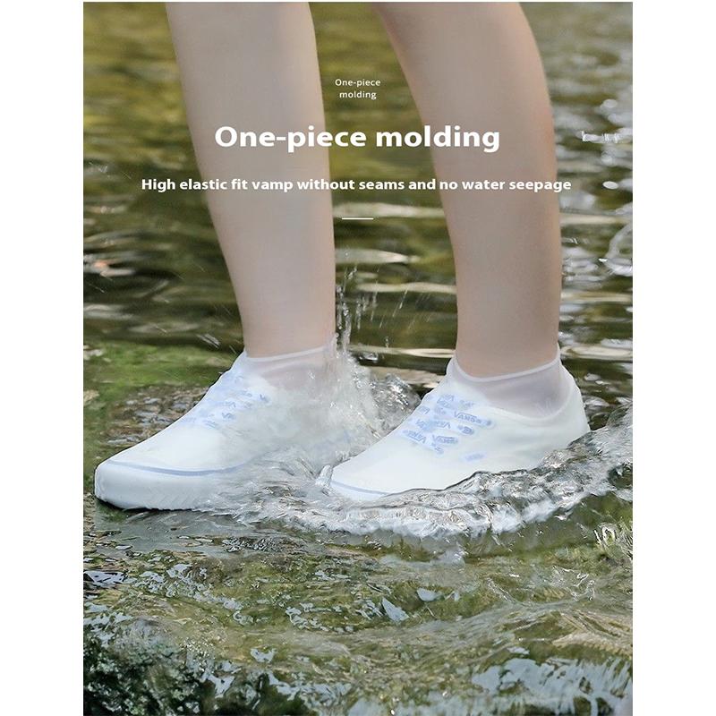 Силиконовые бахилы – портативные водонепроницаемые бахилы для путешествий и использования на открытом воздухе, дождевики для коротких ботинок для мужчин и женщин.