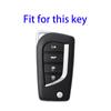 TPU Car Key Case for Toyota Corolla 2020 for Toyota Camry 70 Prius C-HR Clicker Carwalaa Key Cover Holder 4 Button Key Case