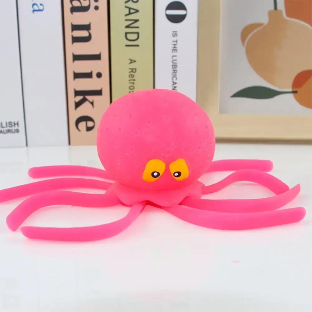 Игрушки Игрушки Губка для купания младенцев Впитывающая воду Осьминог Сжимающаяся Снятие стресса Летние игры в воде Игрушка для ванны для детей