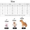 Warm Soft Cartoon Winter Yorkshire Pet Dog Clothes Dog Sweater For Small Dogs Dog Vest