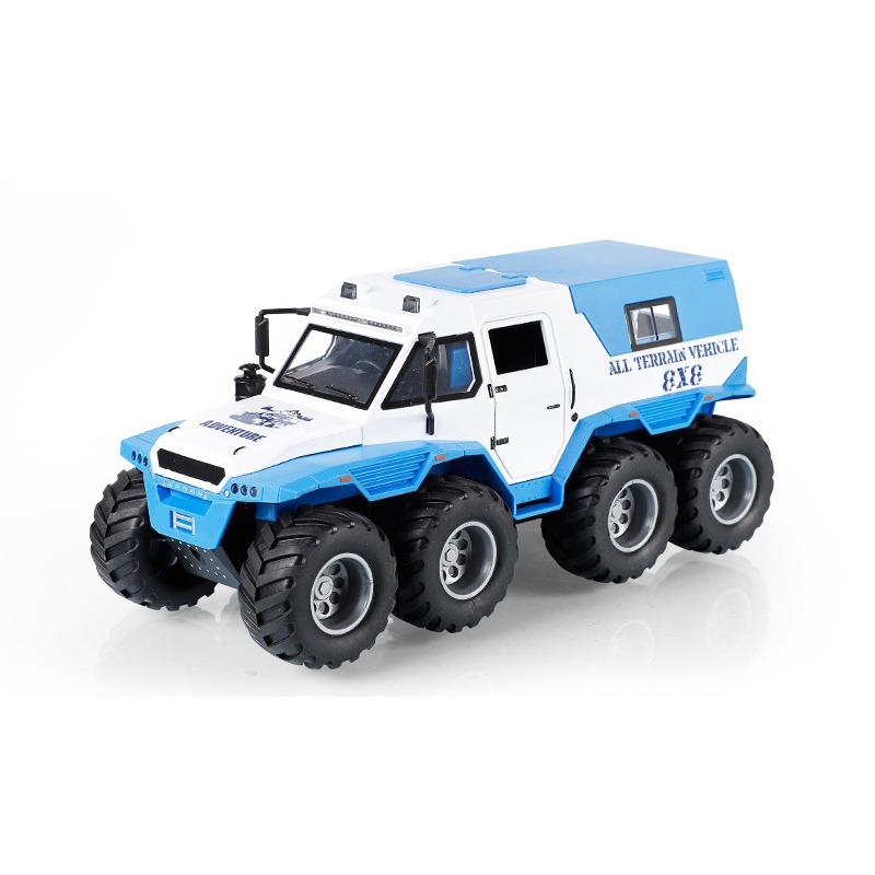 1/32 Россия Avtoros Shaman 8x8 ATV бронированный сплав литые игрушечные машинки металлическая игрушечная модель автомобиля звук и свет коллекция детские игрушки