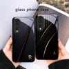 Элегантные буквы 'S M R' Чехол для телефона из стекла For Honor X5 Plus X30 X9c Smart X5b X9a X30 Max X50i 30 Pro 50 Pro 70 90 Smart 200 Lite