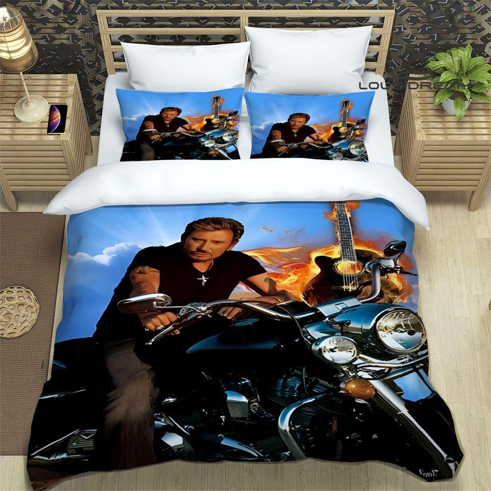 3D Johnny Hallyday printed Bedding Sets exquisite bed supplies set duvet cover comforter set bedding set luxury birthday gift