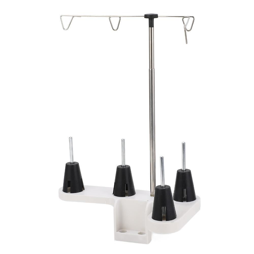 Металлическая катушкодержатель Пластиковая подставка для швейной машины Швейный аксессуар Держатель для ниток Машинная вышивка