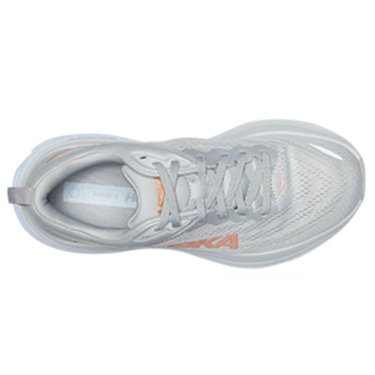 HOKA One One Bondi 8 Широкие Низкие Беговые Кроссовки Женские Беговые Кроссовки Серые 1127954-HMLR