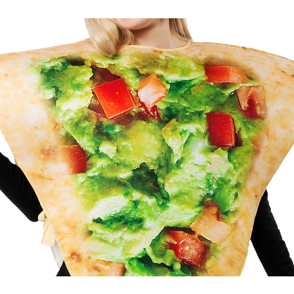 Взрослая пара костюм на Хэллоуин с чипсами из тортильи, мужская еда, талисман, женский наряд