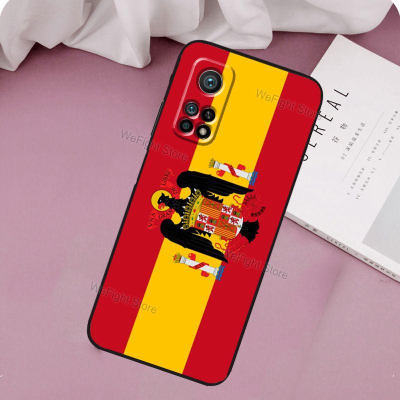 Spanish Passport Flag Case For POCO X3 Pro M3 M4 X3 GT F3 Phone Cover For Xiaomi 10T 11T Pro Mi 11 Lite