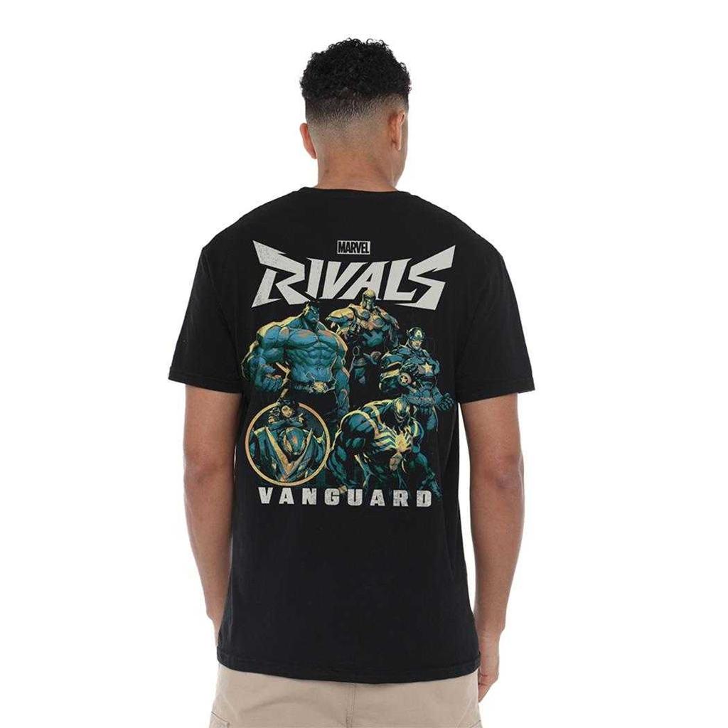 Marvel Rivals Unisex Adult Vanguard Back Print T-Shirt