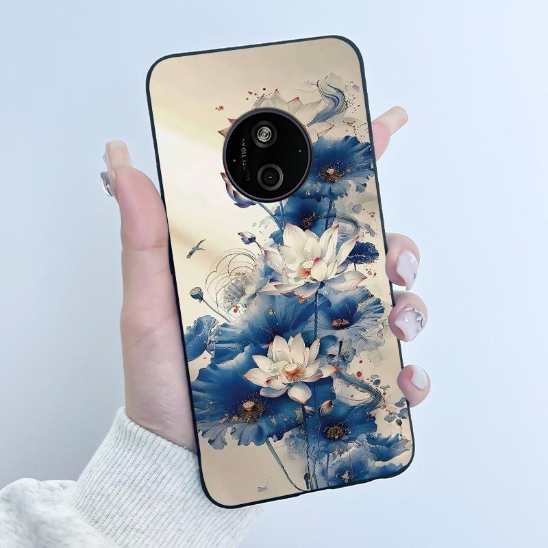 Чехол для Nokia 125 110 4G 2024 HMD 110 Чехол Эстетичный Роскошный Милый Крутой Для Мальчиков Девочек Мягкий Силикон Черный Матовый Крышка-Оболочка для Телефона