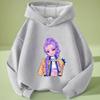 K-pop Demon Hunter Saja Cartoon Print Boy and Girl Long Sleeved Casual Warm Children's Hoodie