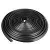 FUKUMIDO Aeromall Rubber Molding Headlights Car Door Fender Molding Door Edge Protector Waterproof T-shaped 5m Black Width 8mm