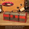 Vintage Archaistic Single/ Double Red Wine Box Portable Wood Wine Box Retro Gift Wine Storage Box Case Bottle Packag With Handle