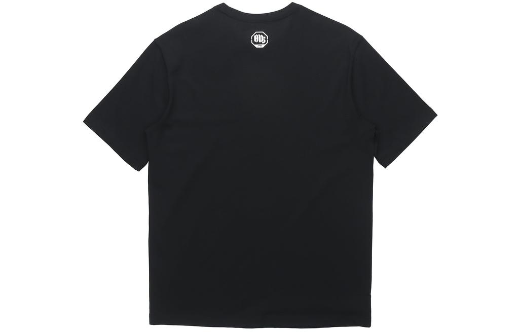 Li Ning T Shirts Men's Black Crew Neck Moderate Straight Fit AHSR467-4