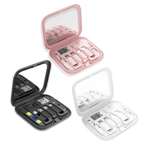 USB-адаптер, чехол для кабеля для зарядки, чехол для кабеля передачи данных с подставкой для телефона