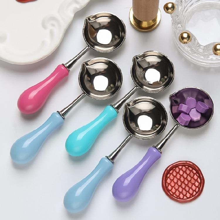 10 шт./набор Ложка для плавления воска для опечатывания Ложка для восковой печати Ложка для плавления штампа для восковой печати Конверт