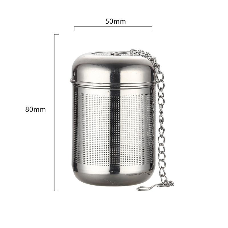Ситечко для чая из нержавеющей стали, заварник для чая, шарик для приправы, чайные листья, мелкоячеистый травяной фильтр, аксессуары для чайной посуды