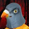 Pigeon Mask Full Head Realistic Warm Latex Costume Accessories Dress Up Novelty Hat