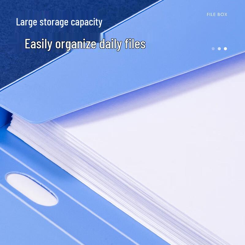 Deli A4 Side-Entry Plastic Archive File Box