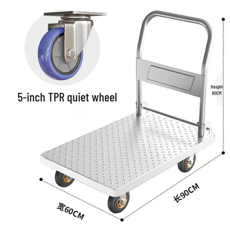 Heavy Duty Folding Steel Platform Cart
