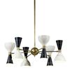 12 Light Diabolo Chandelier In The Style Of StilNovo Mid Century Ceiling Light F
