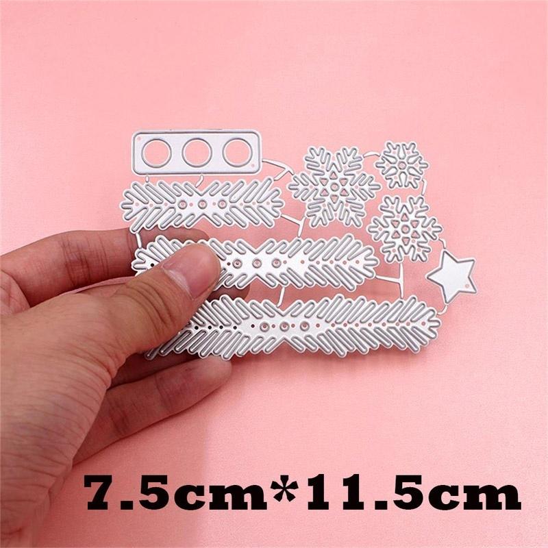 Christmas Tree Metal Die Cutting Dies Scrapbooking Embossing Folder Suit for Cutting Machine Diy Pap