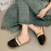 New Summer Women Flats Mules Shoes Hollow Slippers Bohemian Sandals 2025 Designer Slingback Woman Sneakers Casual Mujer