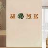 Yousheng Wall Home Sign with Artificial Eucalyptus Wreath Rustic Wooden Home Letters Decorative Wall Art for Living Room Kitchen Entryway Farmhouse