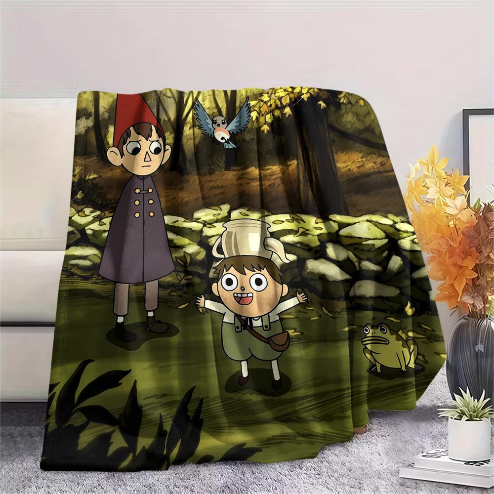 Outside the Garden Wall Print Flannel Blanket, High quality Comfortable for All Seasons, Home Decor, Warmth and Comfort