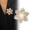 Женская брошь Bauhinia из искусственного жемчуга, противоскользящая сумка, воротник, шляпа, шарф, украшение