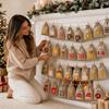 Christmas Advent Calendar Bags with 1- Numbers for Candy and Gift Storage