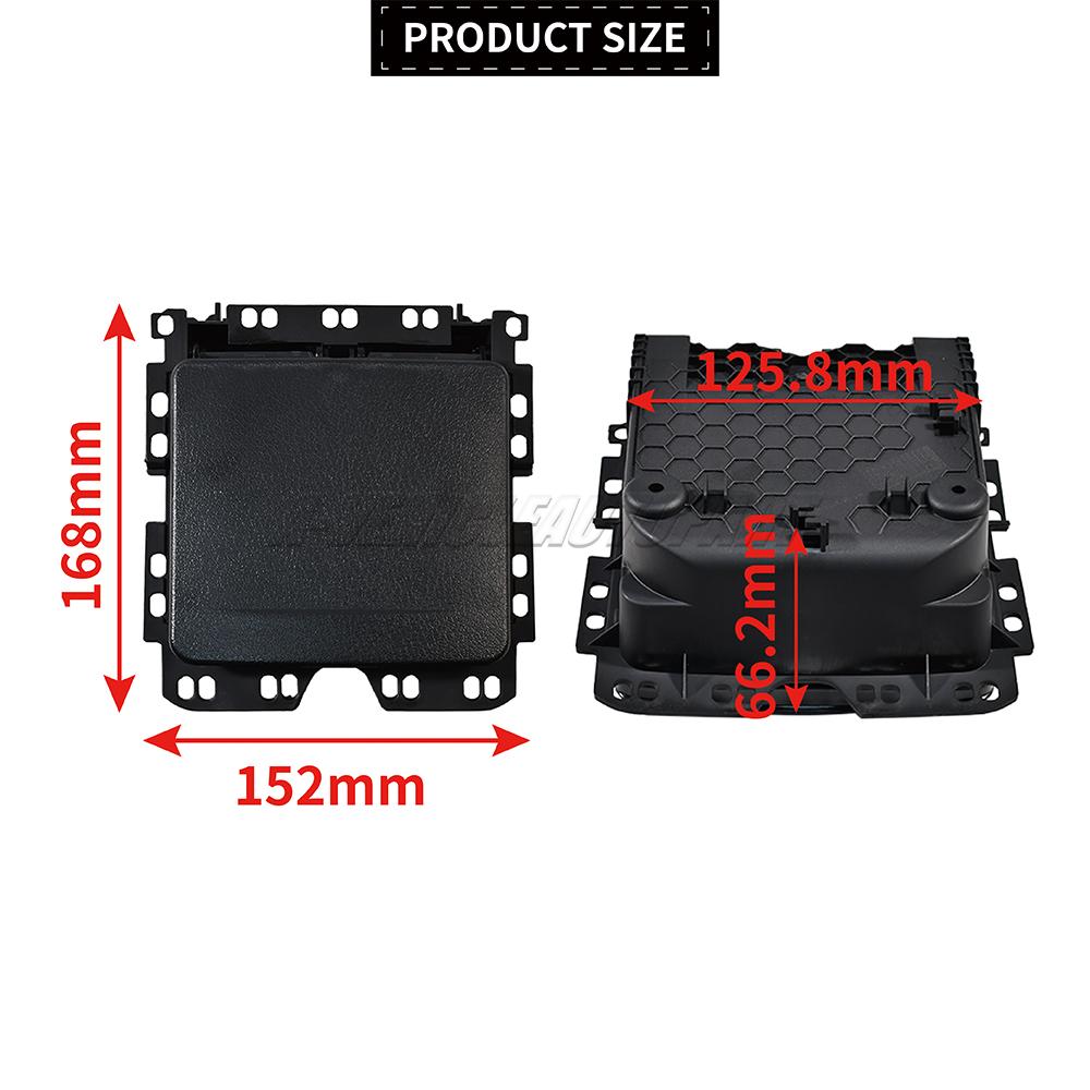 New 7N0862533 for VW Golf Sharan MK2 Tiguan MK1 Seat Alhambra MK2 Dual Cup Holder Rear Drinking Cup Bracket Black Car Accessorie