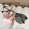 Trendy Blue Light Blocking Glasses For Women Fashionable High End Anti Radiation Eyewear With One Piece Beam Frame