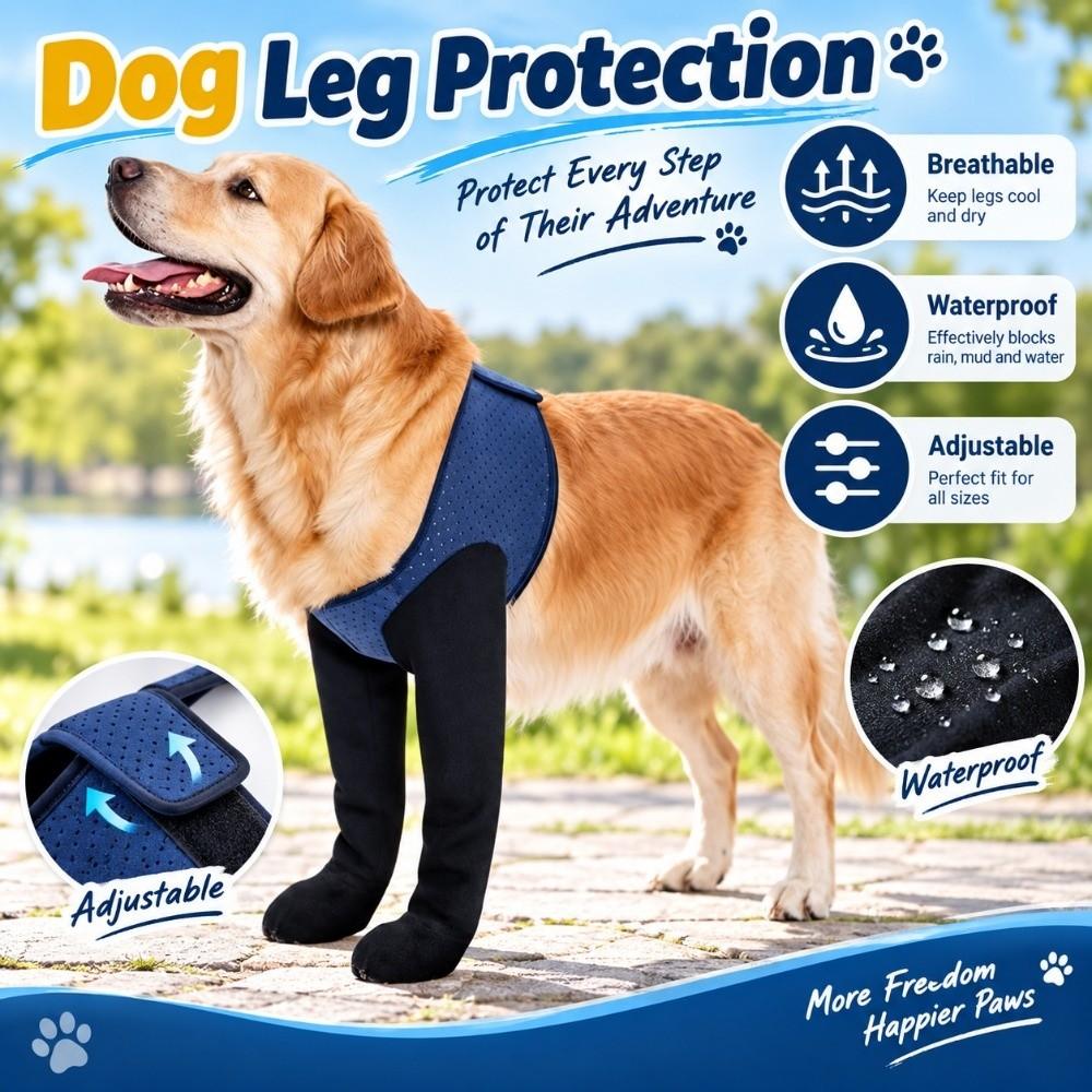 Breathable Dog Joint Protector Waterproof Dog Leg Sleeve Paw Supports Dog Leg Protection Home Use