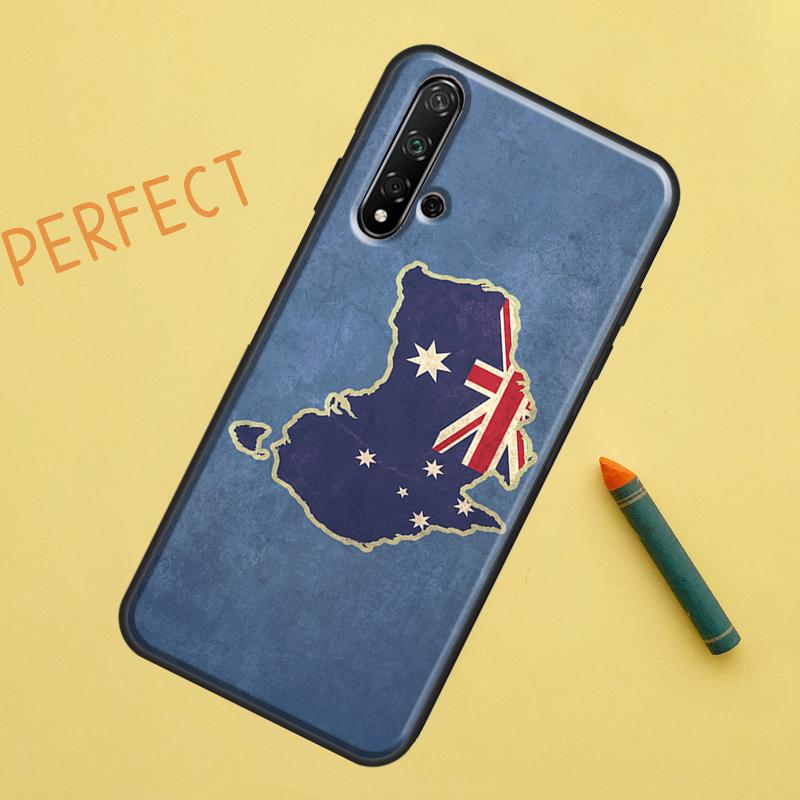 Australia Flag For Huawei Nova 12s 11i 7i 8i 12i Y73 Y70 Y90 Y60 Y72 Y61 Y91 9 10 SE P40 Lite P30 Pro Case