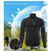 Комплекты для велоспорта Мужская термофлисовая куртка WOSAWE с гелевой подкладкой и брюки-комбинезон