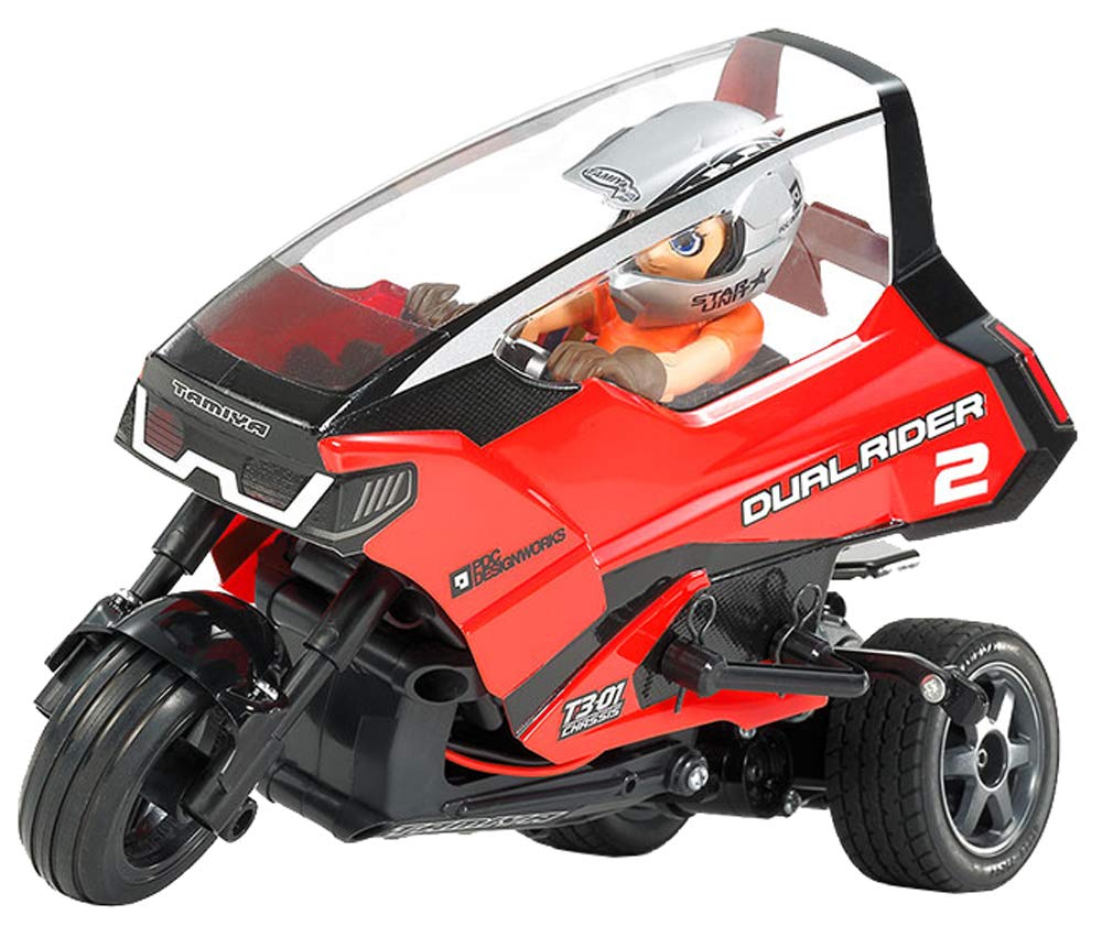 Комплект для сборки электромобиля Tamiya Star Unit Triple Boy Series Dual Rider 57407 1/8 № 07 (Шасси Т3-01) На дороге