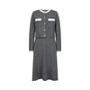 JUZI Annakao French Style Faux Two-Piece Wool Knit Dress